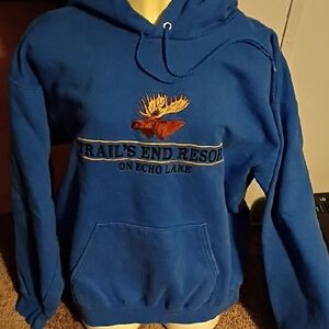 Vintage Blue Hoodie